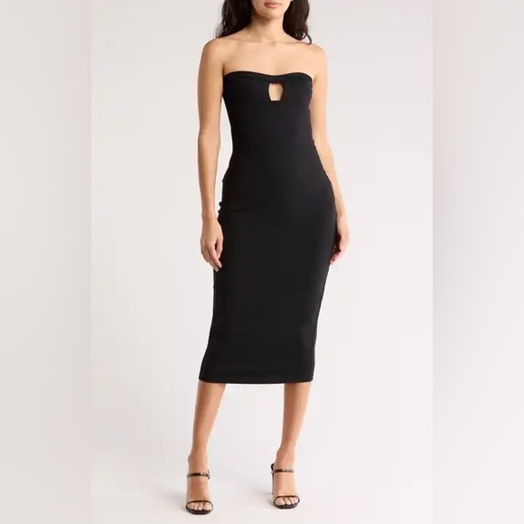 Susana Monaco Strapless Dress Black size Small - Picture 1 of 4
